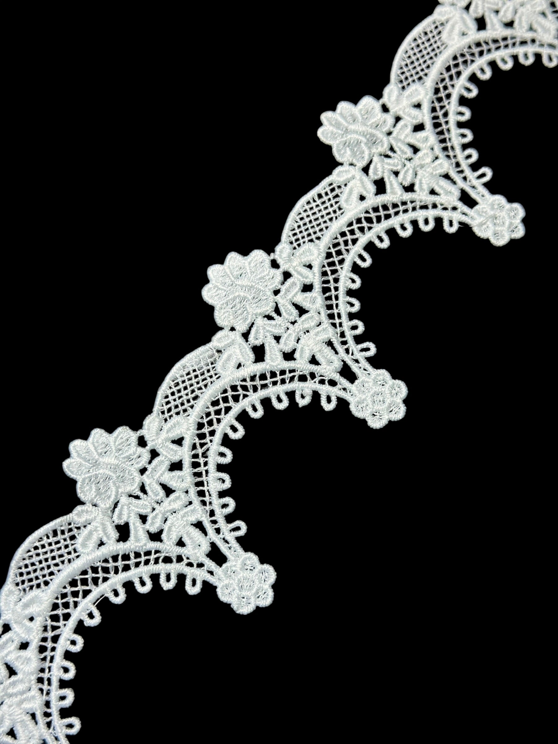 Designer 3D Milky Lace - ( L135 )